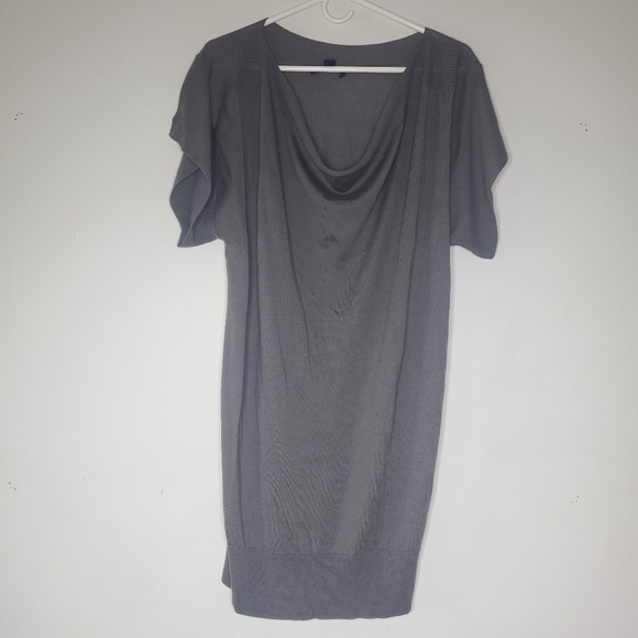 Banana Republic Womens Wool Blend Tunic Dress Large Lightweight Stretch Casual - Picture 1 of 8